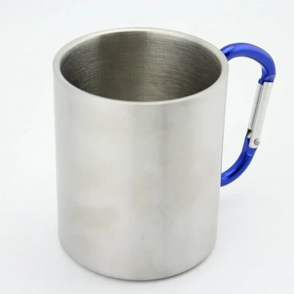 Gift 23-Piece Stainless Steel Bartender Kit & Camping Coffee Mug With BucklePack